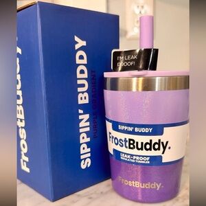 FrostBuddy Sippin' Buddy Leakproof Kids Tumbler NIB - Purple Gradient
